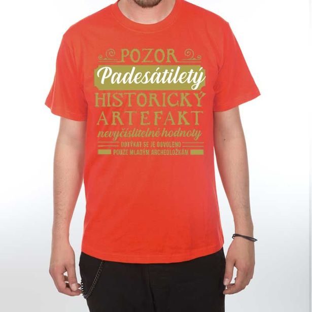 Tričko - Pozor Artefakt 50