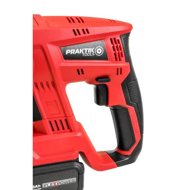 PRAKTIK-TOOLS AKU Vrtací a bourací kladivo bezuhlíkové 18V Q-LINE FLEXPOWER PT-PTQ031