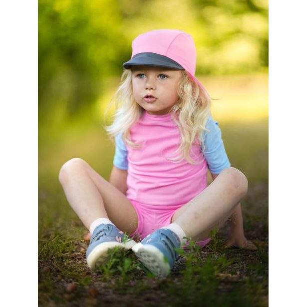 Unuo, Dětské triko s UV ochranou 50+, Růžová