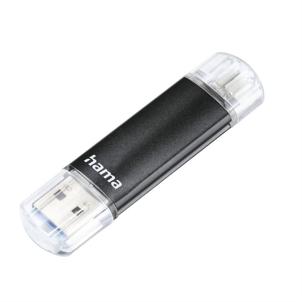 Hama USB flash disk Laeta Twin, USB 3.0, 16 GB, 40 MB/s, černý