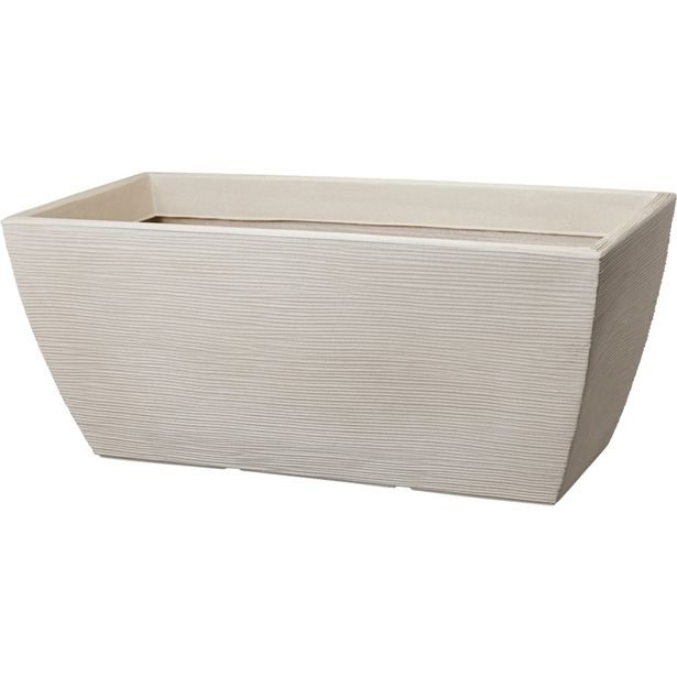 PROGARDEN Květináč žebrovaný obdélník 80 x 40 cm písková KO-Y54203990