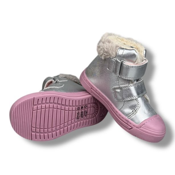 Dětská kožená zimní obuv, Ponte 20 - Plameňák