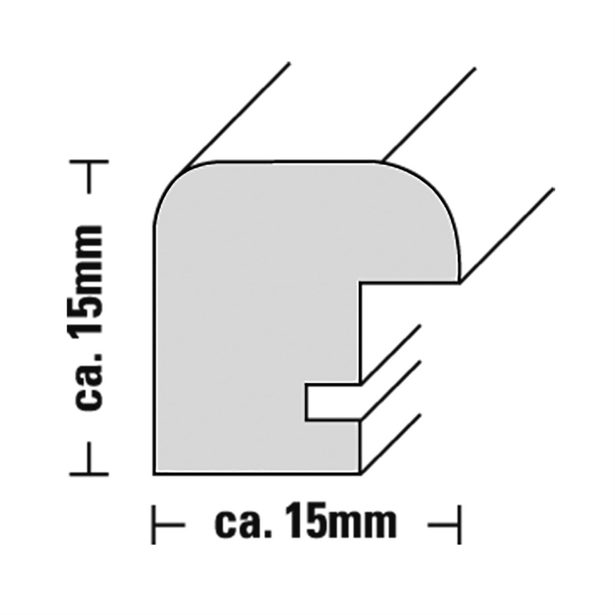 Hama rámeček plastový BREEZE, dub, 10x15 cm
