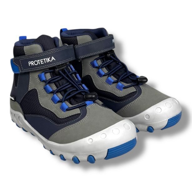 Dětská turistická obuv s membránou Protetika - Modré