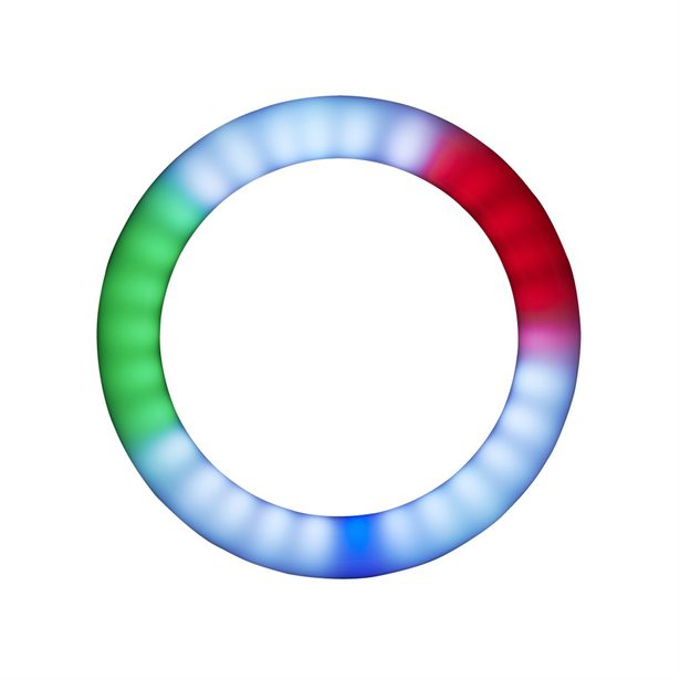 Hama SpotLight FoldUp RGB 102, kruhové LED světlo 10,2" pro smartphony, RGB, skládací