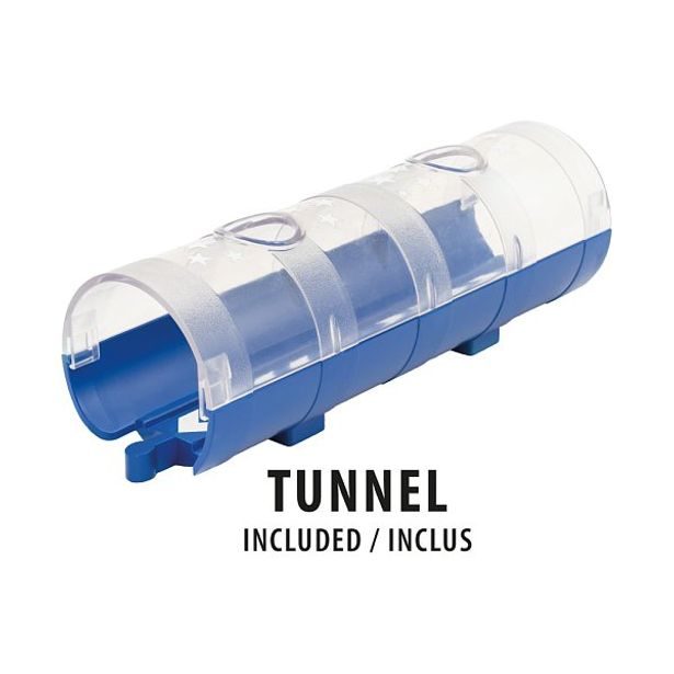 Svítící metro a tunel