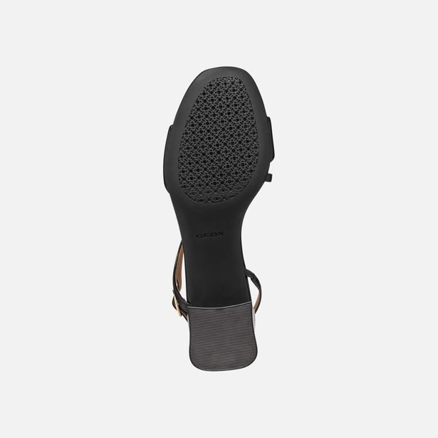 Černé dámské sandály Geox New Eraklia 50 T01