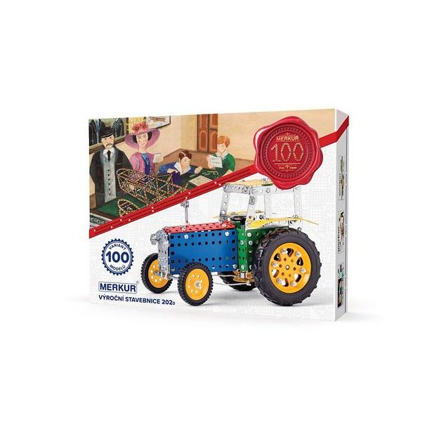 Merkur M2020 Výroční stavebnice, 753 dílů, 100 modelů