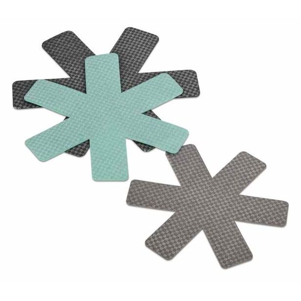 KELA Ochranné podložky na pánve Amparo plsť zelená 3 ks KL-12328