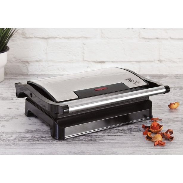 BERLINGERHAUS Kontaktní gril s nepřilnavým povrchem 1500 W Black Silver Collection BH-9139