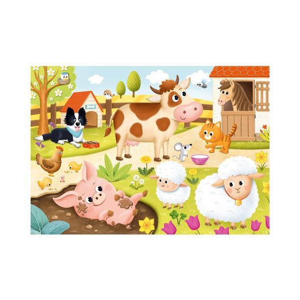PRVNÍ HRANÍ: DOMÁCÍ ZVÍŘÁTKA 15 maxi Puzzle