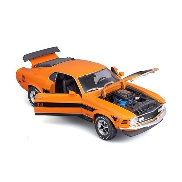 Maisto Maisto - 1970 Ford Mustang Mach 1, oranžová, 1:18