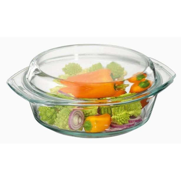 mísa 3,5l kulatá+1,6l víko,d26,8x11,8cm,var.sklo,zapék. SIMAX