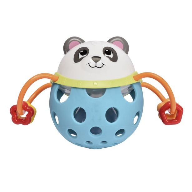 Chrastítko medvídek/panda 10 cm, 2 druhy