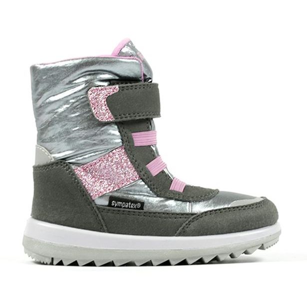 Dětské zimní boty s membránou Richter - Ash/Pink