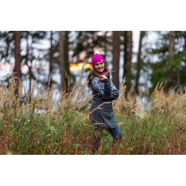 Unuo, Dámská čepice pletená, Fuchsiová