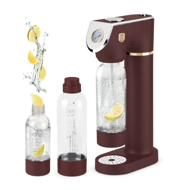 BERLINGERHAUS Výrobník sody SODABAR + 2 lahve Leonardo Colletion BH-8555