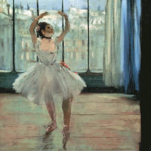 NOTIQUE Poznámkový kalendář Edgar Degas 2026, 30 x 30 cm