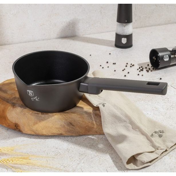 BERLINGERHAUS Sada nádobí s titanovým povrchem 15 ks Antracit Collection BH-8141