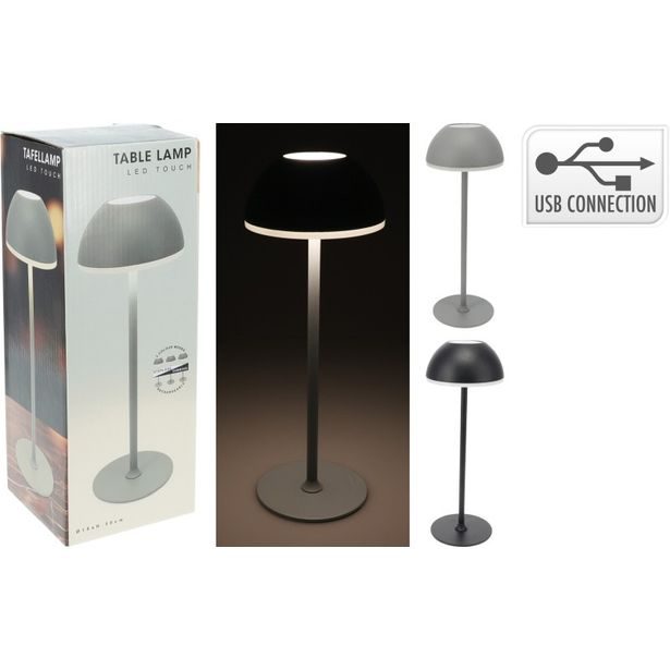 EXCELLENT HOUSEWARE Stolní LED lampa 30 cm černá KO-109100370cern