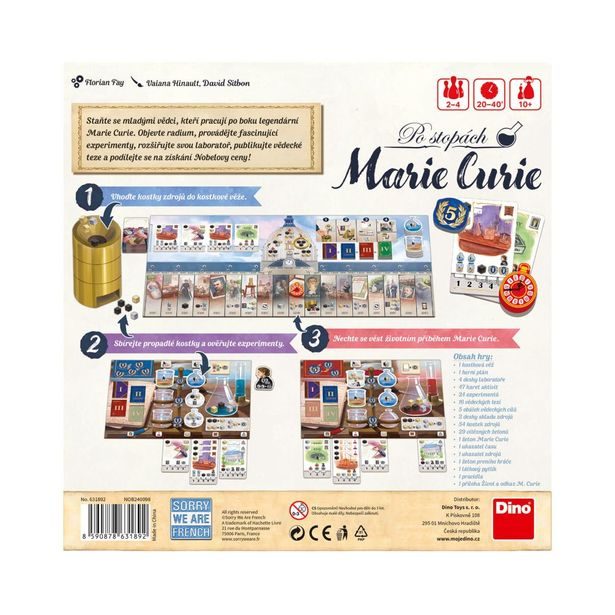 PO STOPÁCH MARIE CURIE Rodinná hra