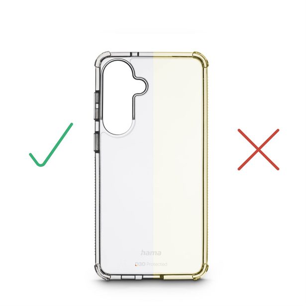 Hama Extreme Protect, kryt pro Samsung Galaxy S26, D3O®, nežloutne, průhledný
