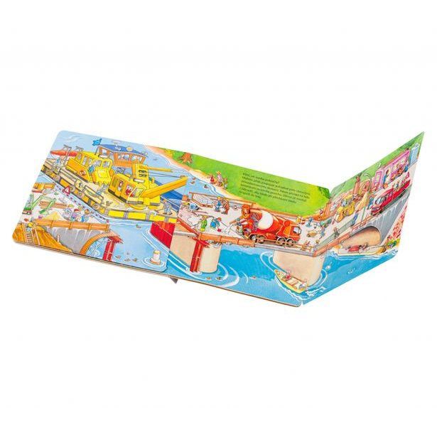 STAVBY NAD A POD ZEMÍ – Velkoformátová rozkládací kniha