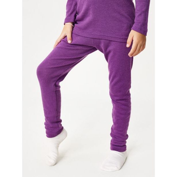 Unuo Dětské merino legíny, Ostružinová