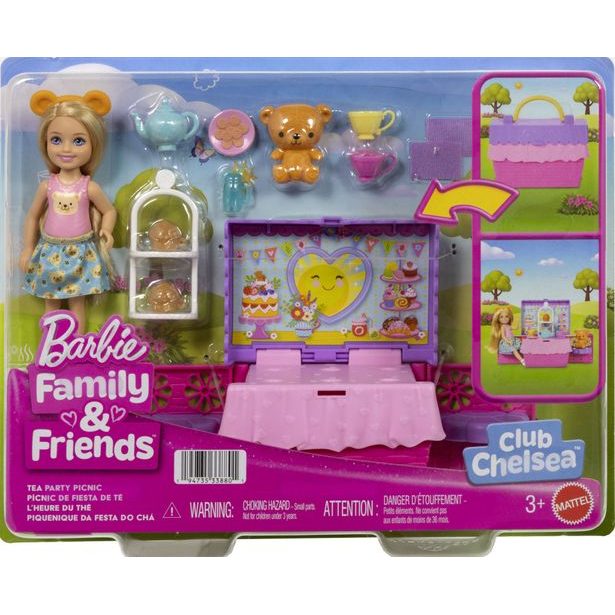 Barbie CHELSEA čajový dýchánek