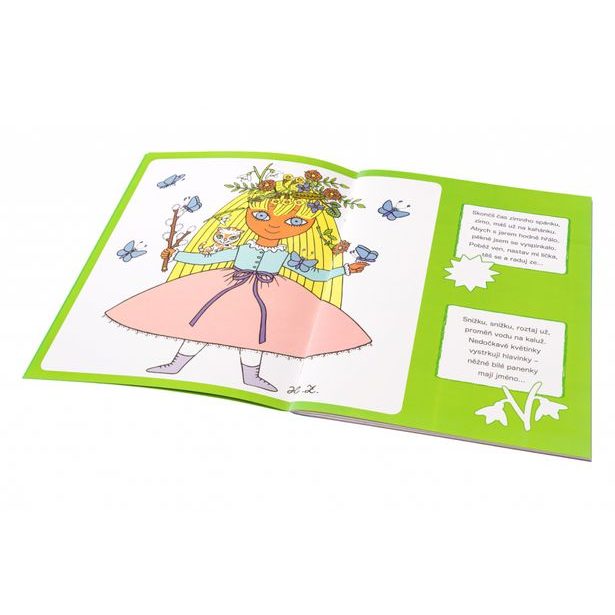 JARO, LÉTO, PODZIM, ZIMA – Kniha samolepek a hádanek Baagl