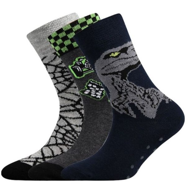 Dětské protiskluzové ponožky Filip ABS mix barev-chlapecké