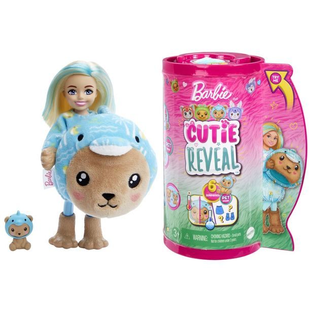 BRB CUTIE REVEAL CHELSEA V KOSTÝMU - MEDVÍDEK V MODRÉM KOSTÝMU DELFÍNA