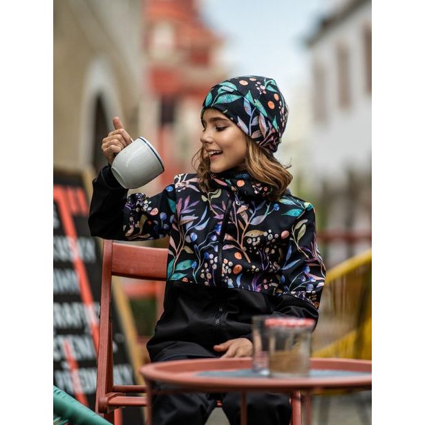 Unuo, Dětská čepice fleecová nespadená, Podzimní bobule