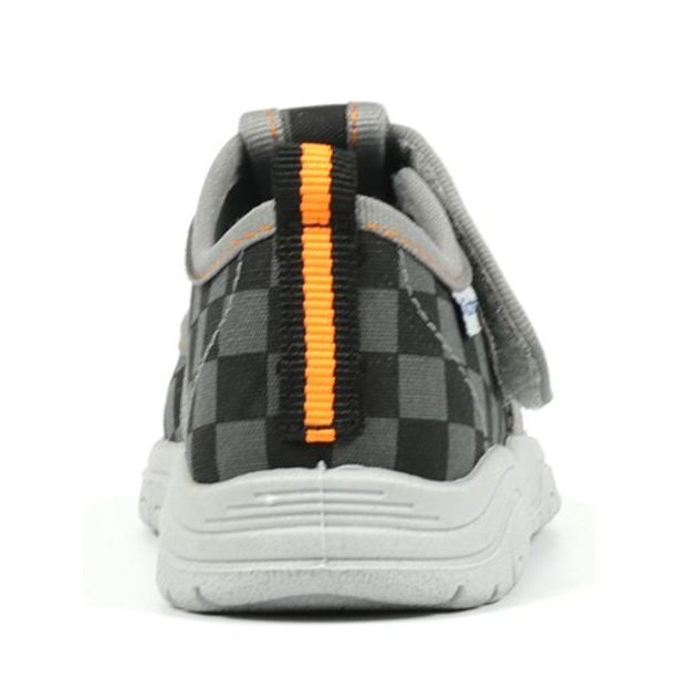 Dětské přezůvky Richter - Black (šachovnice)