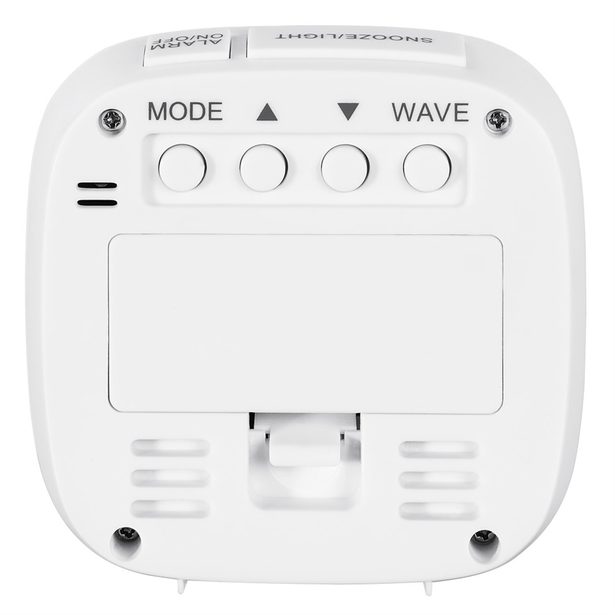 Hama RC 45 Radio Alarm Clock, white