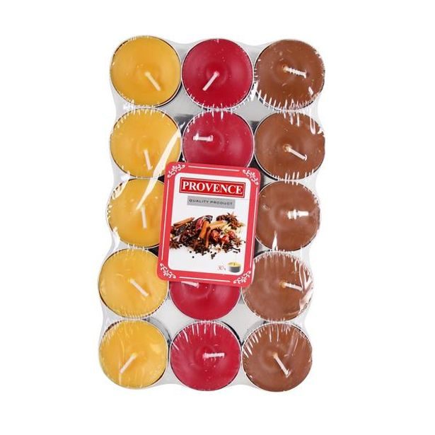 Provence SVÍČKA ČAJOVÁ SLADKÉ KOŘENÍ, 30KS_hamashop