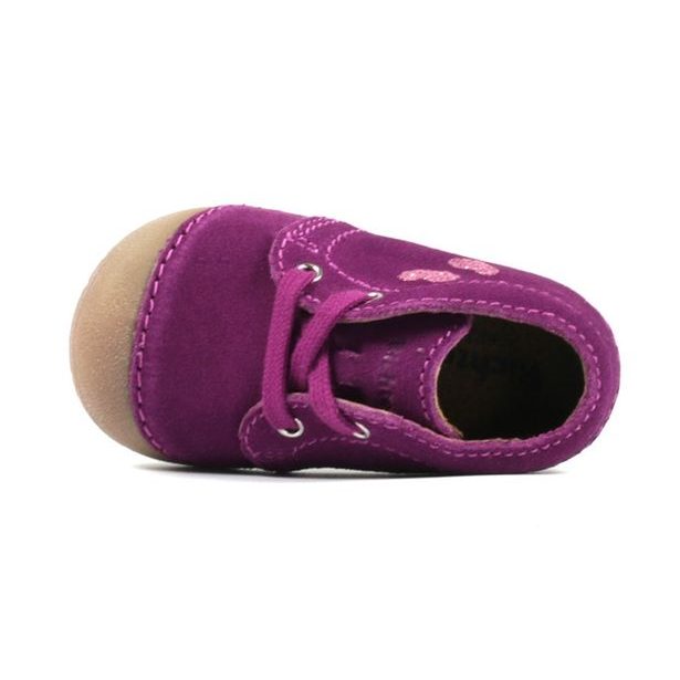 Capáčky, první boty Richter - magenta (Herz. candy)