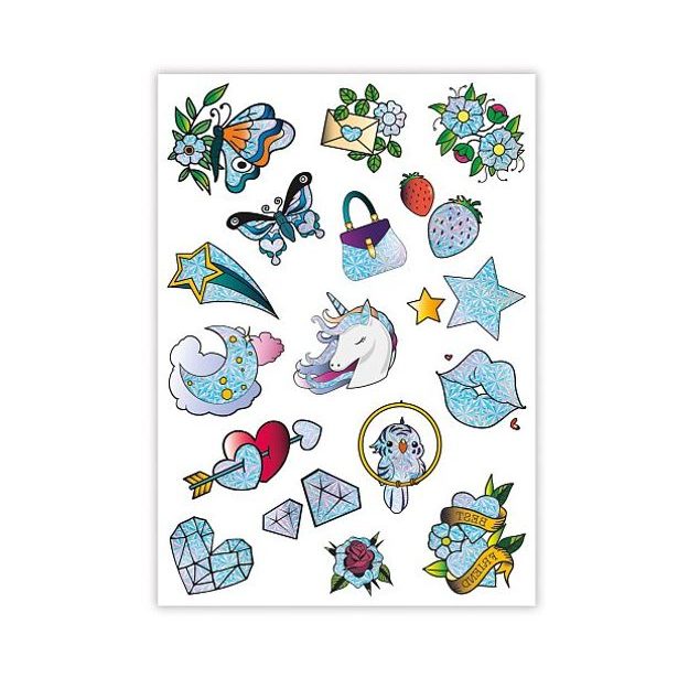 CLEMENTONI Crazy CHIC - Třpytivé tetování