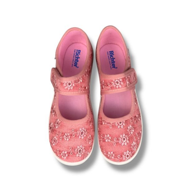 Dívčí BIO bačkory Richter - Růžové