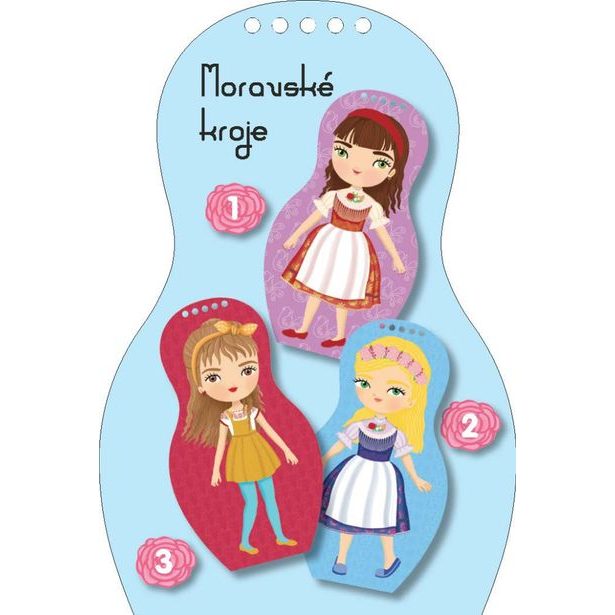 Obliekame moravské bábiky NATÁLKA – Maľovanky Baagl