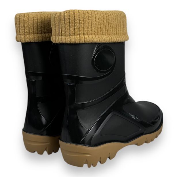 Dětské zateplené holínky YOUNG 2 FUR - Černá