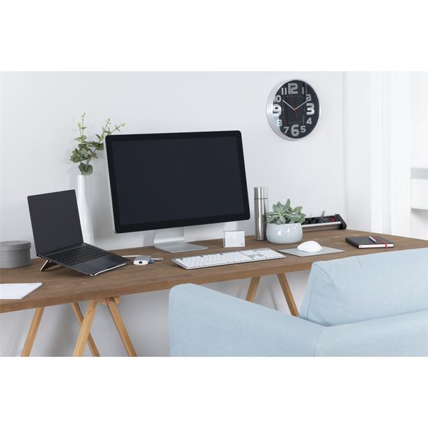 Hama Aluminium, stojan na notebook, od 28 cm (11") do 40 cm (15,6"), skládací, hliníkový, stříbrný