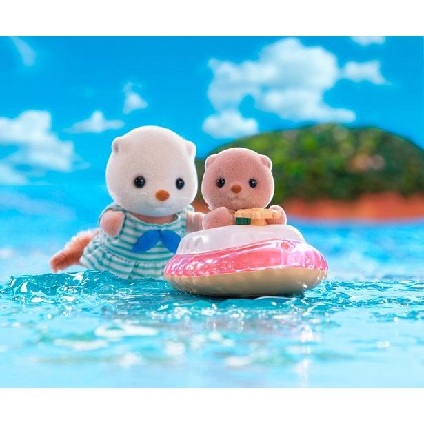 Sylvanian family Vydří sestry na dovolené u moře