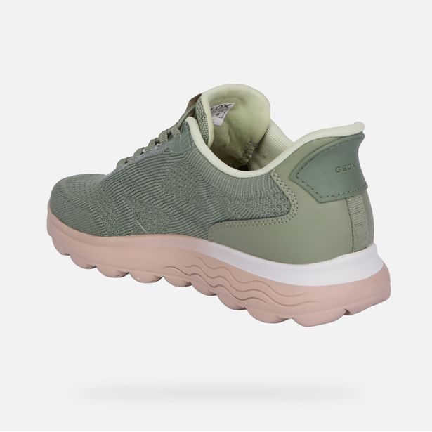 Khaki dámské tenisky Geox Spherica Plus
