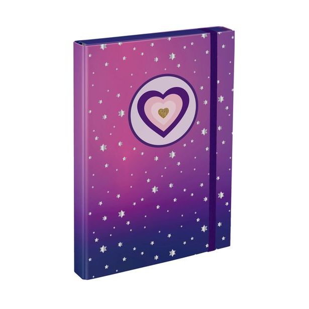 BAAGL Desky na školní sešity A4 Koně srdce