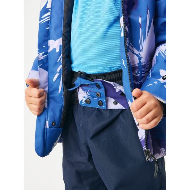 Unuo Dětská zimní bunda Polar, Modrá, Variace