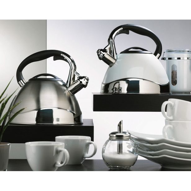 KELA Konvice pískací VARUS, nerez 3 l, stříbrná KL-11655