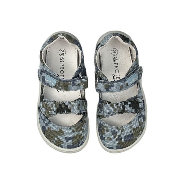 Dětská BAREFOOT letní obuv Protetika - Světle modré