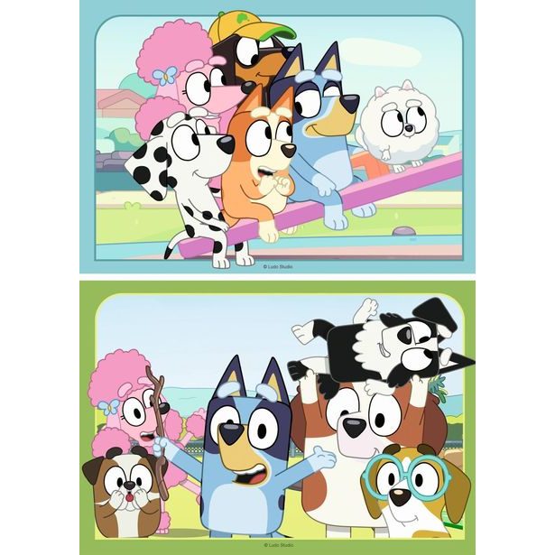 Bluey na hřišti 2x12 dílků
