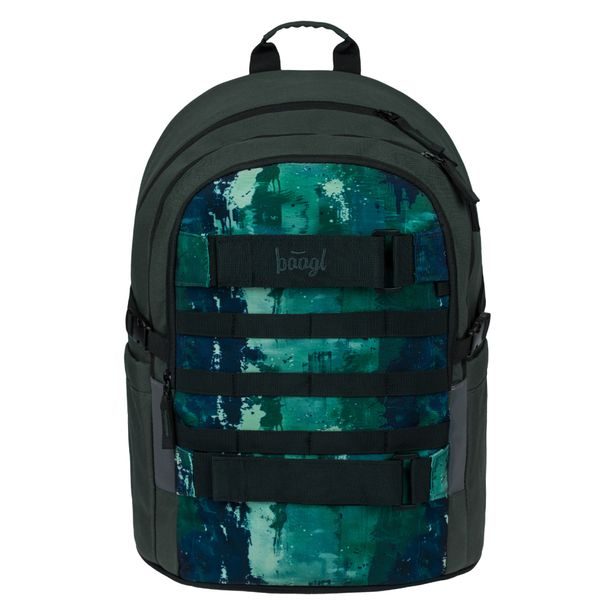 BAAGL SET 3 Skate Forest: batoh, penál, sportovní taška